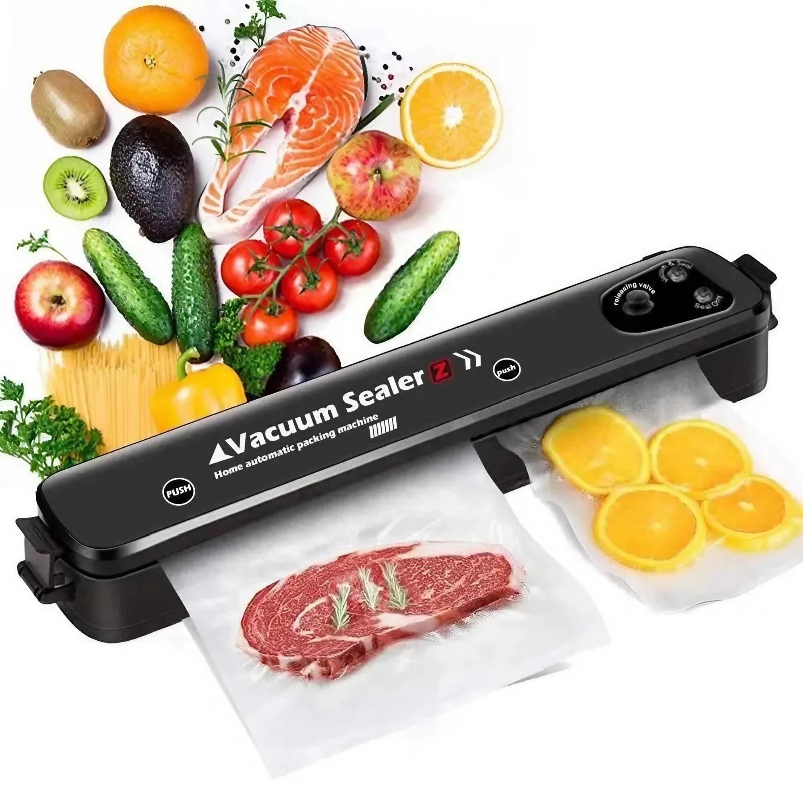 Meal Prep Vacuum Seal Containers - 자동 진공 포장기, 휴대용 식품 보관기,