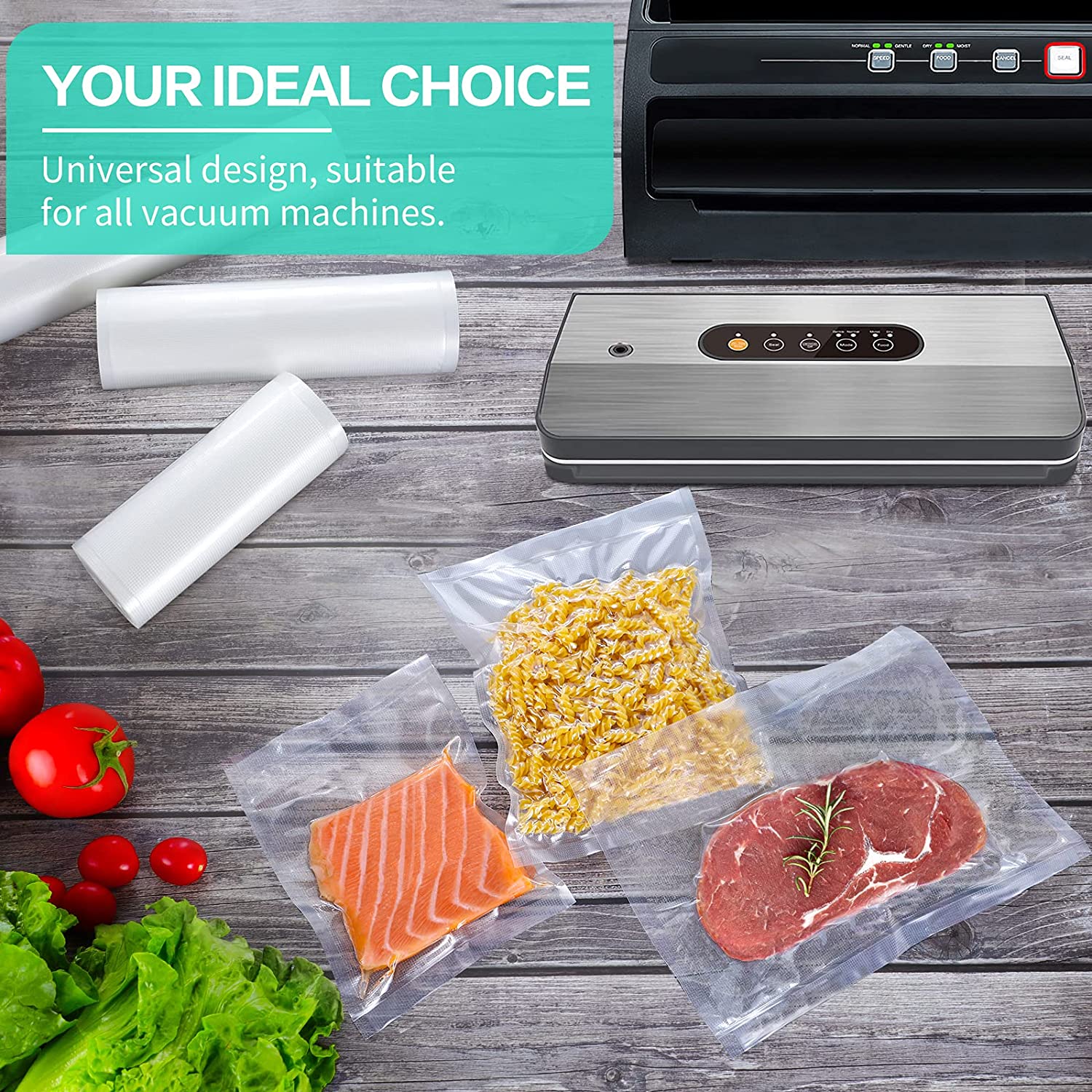 진공 식품 포장용 주방 가방 진공 밀봉 가방 수비드 보 - Meal Prep Vacuum Seal Containers 리뷰 및 가격