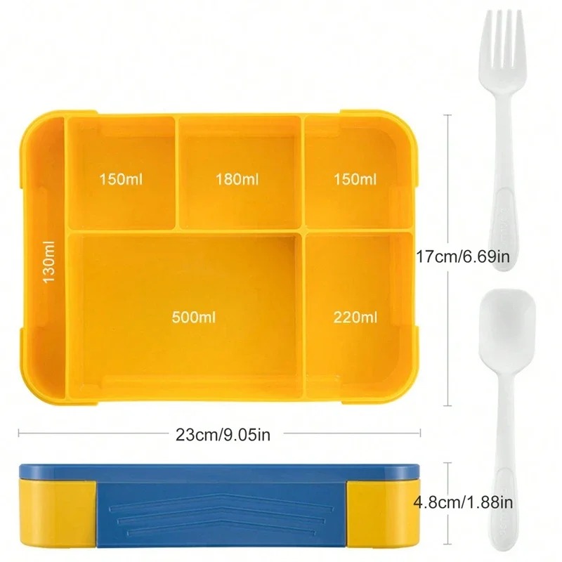 1330ML 벤토 도시락 어린이 성인 유아용 6칸 수납 - Meal Prep Or Prep Meal 리뷰 및 가격