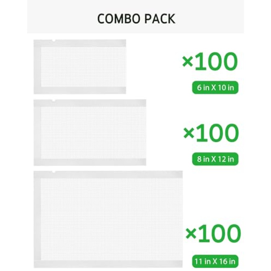 진공 밀봉 백, 갤런, 쿼트, 파인트 상업용 등급 프리 - Meal Prep Or Prep Meal 리뷰 및 가격