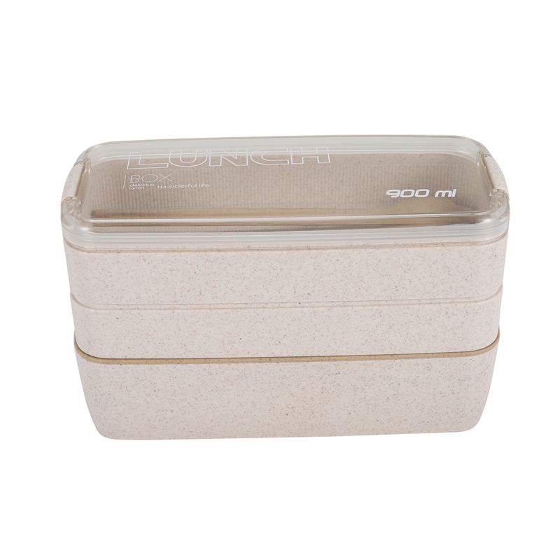 ABJN-일본 도시락, 3칸 분리형, 밀짚 소재, 친환 - Meal Prep Japanese 리뷰 및 가격
