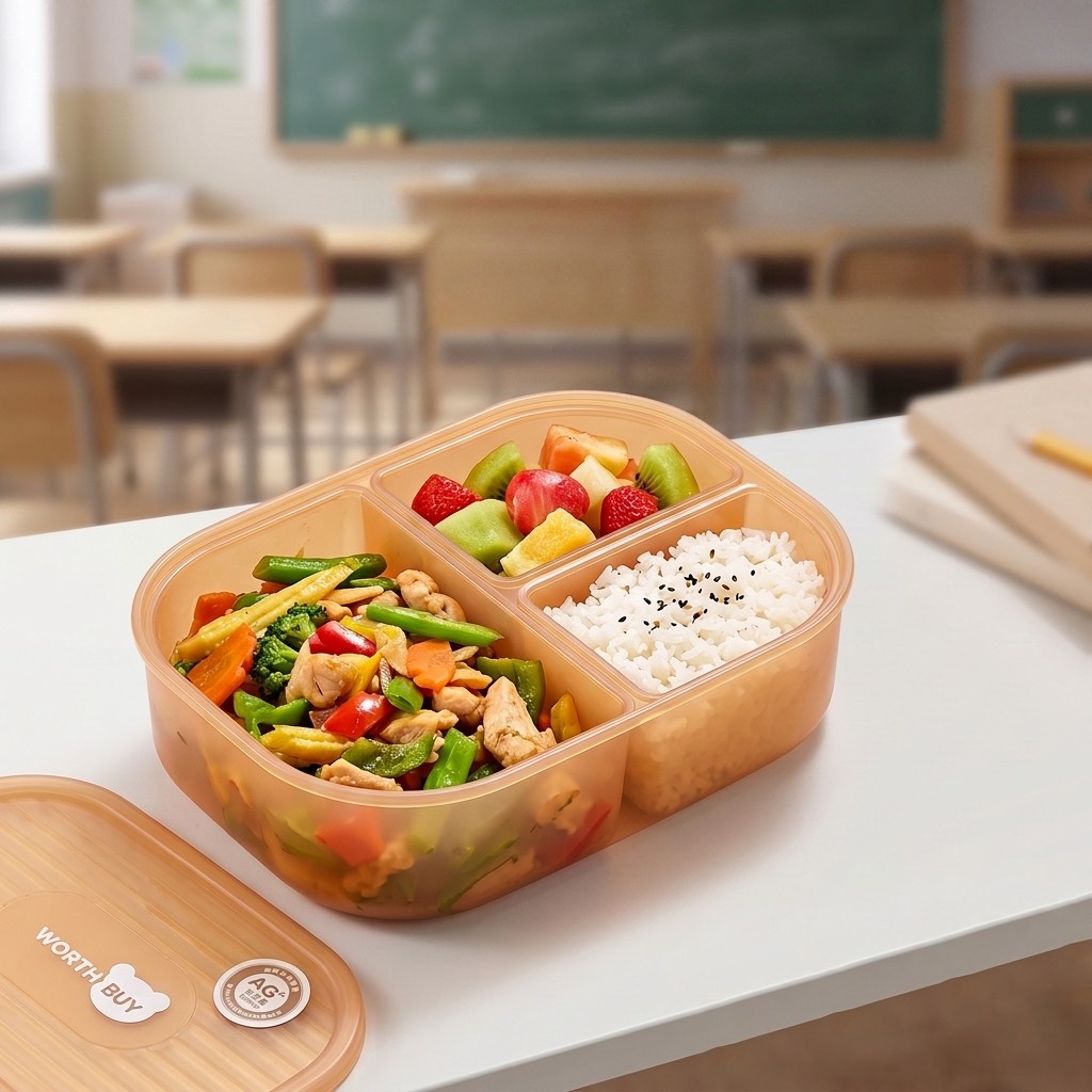 일본 플라스틱 도시락 어린이 성인용 학교 도시락 3칸  - Meal Prep Or Prep Meal 리뷰 및 가격