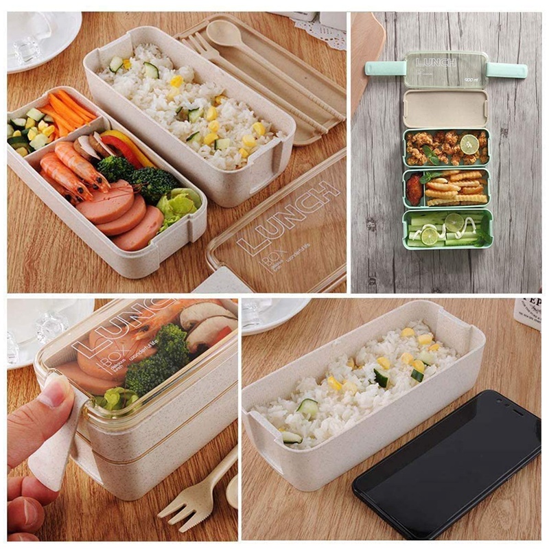 WSFS! 일본 도시락 벤토 도시락, 3칸 분리형, 밀 - Meal Prep Japanese 리뷰 및 가격