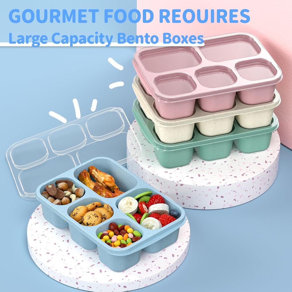 성인용 도시락 - 4개입, 5칸 식사 준비 용기 또는  - Meal Prep Or Prep Meal 리뷰 및 가격