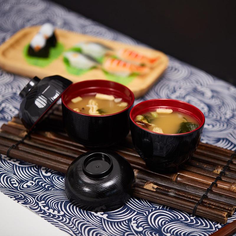 2톤 미소국 그릇(뚜껑 포함) 일본식 투톤 밥그릇 휴대 - Meal Prep Japanese 리뷰 및 가격