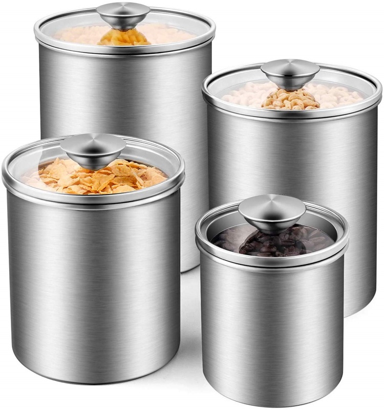 식품 보관 용기 차 커피 설탕 밀가루 밀폐형 주방 스테 - Glass Container Set 리뷰 및 가격