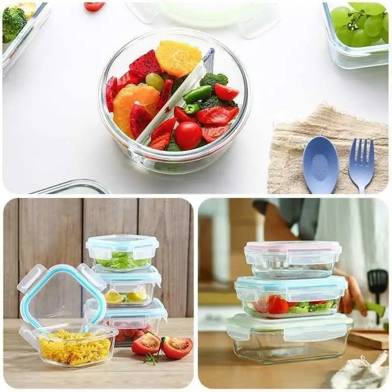 파이렉스 전자레인지용 도시락 용기 과일 보관 용기 투명 - Glass Container Set 리뷰 및 가격